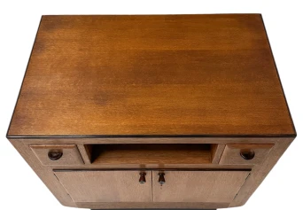 Art Deco Amsterdamse School Cabinet with Drawers by Piet Kramer, 1930s